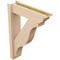 Ekena Millwork 6-in W x 22-in D x 30-in H Funston Trad Rough Cedar Woodgrain TimberThane Outlooker, Primed Tan OUTUR060X22X30FST04RCPR - alternate 5
